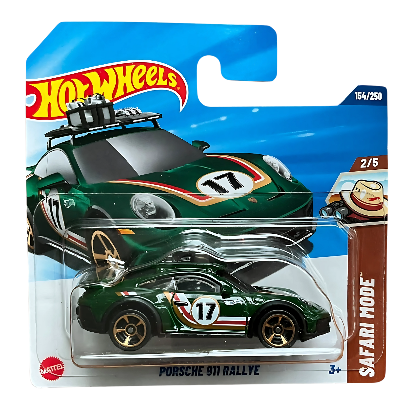 Hot Wheels Porsche 911 Rallye Die-Cast Car