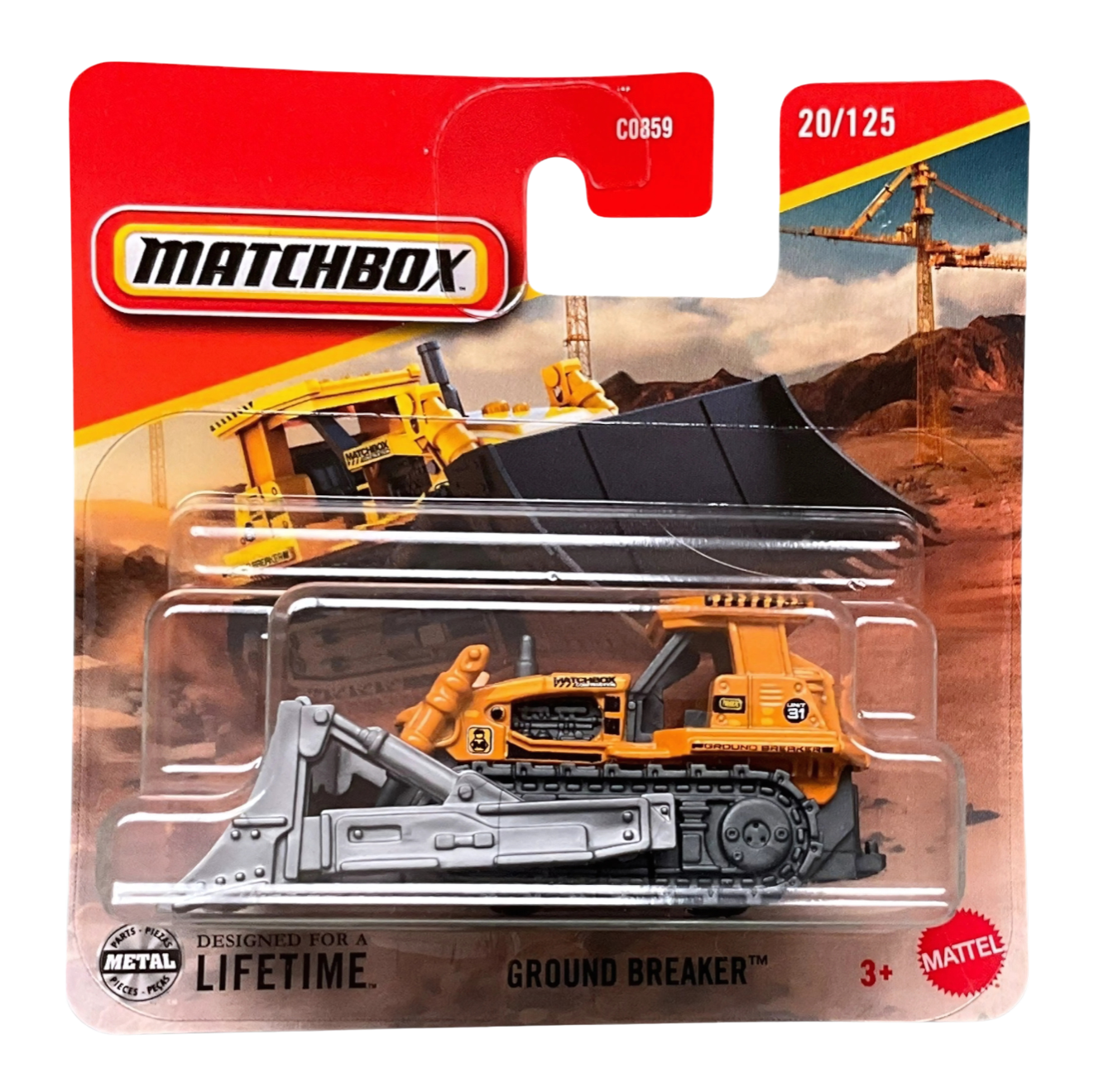 Matchbox Ground Breaker Die-Cast Construction Toy Vehicle